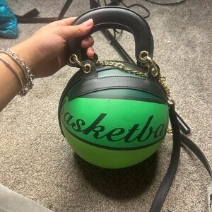 Green Basketball Handbag
